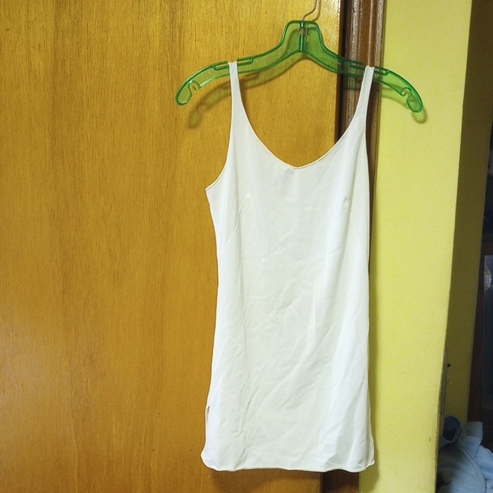 Sears JR. Bazaar Vintage White Nylon Slip